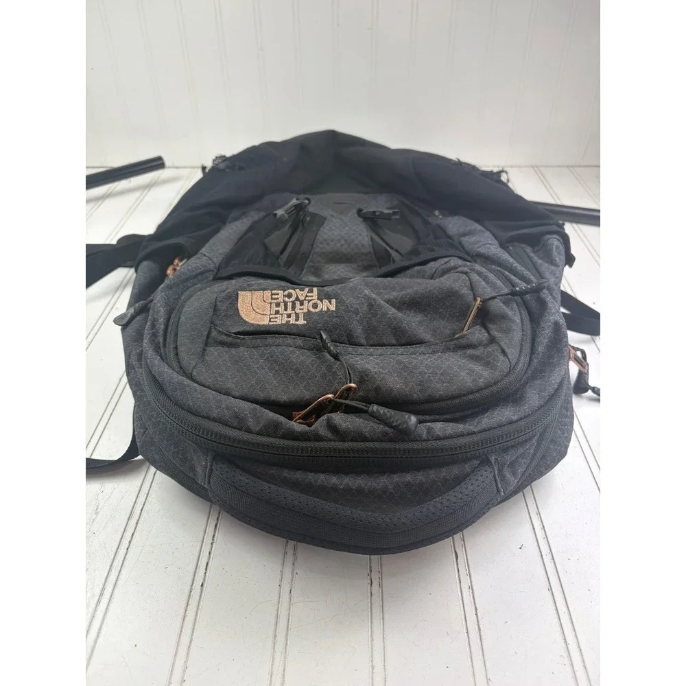 The North Face Recon Grey Laptop Luxe Backpack Unisex